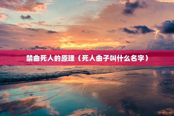 禁曲死人的原理（死人曲子叫什么名字）