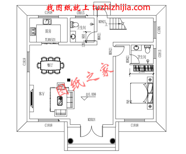 8米宽12米长房屋设计图及效果图，10套全新设计图纸