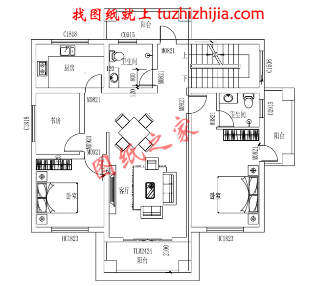 8米宽12米长房屋设计图及效果图，10套全新设计图纸