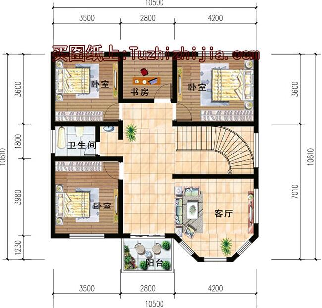 推荐：10套新农村自建房设计图，2018年最新设计