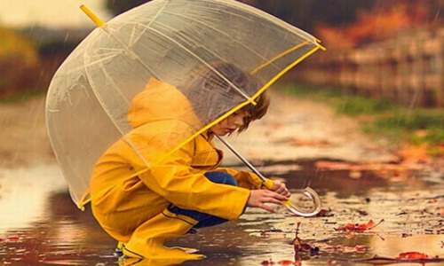 适合下雨天发的朋友圈