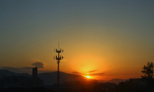 夕阳西下的唯美句子