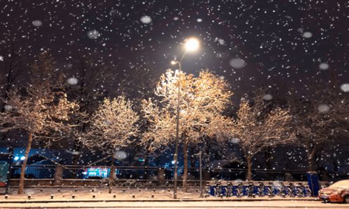 下雪意境句子