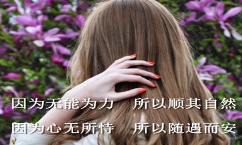 女人气质一句话