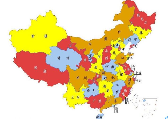 中国各省简称太难记 34个省会简称顺口溜是窍门